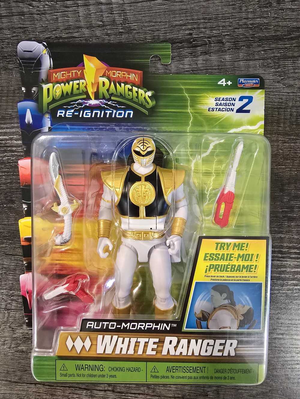 Power Rangers Re-Ignition White Ranger Action Figure